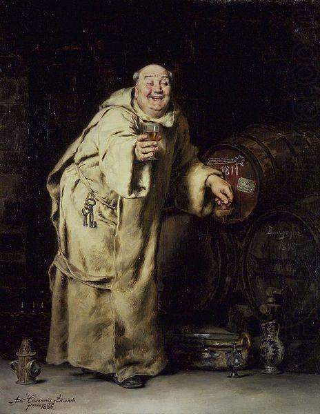 unknow artist Monk Testing Wine china oil painting image